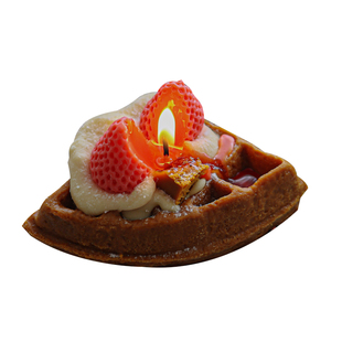 《反派华夫饼》草莓生日蛋糕香薰蜡烛送礼fourmealsfourseasons