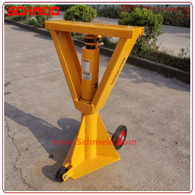 Schmeid施盾TJ60A卡车固定支架 集装箱支撑顶 棘轮拖车稳定千斤顶