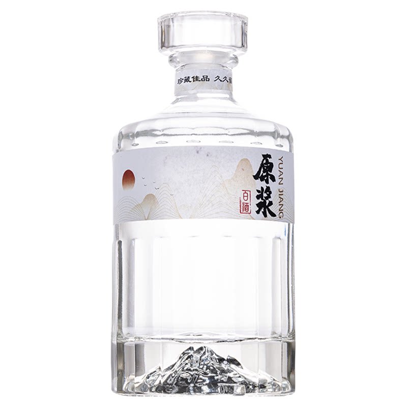 高档酒瓶白酒瓶密封家用酒瓶存酒专用玻璃装酒容器定制礼盒装