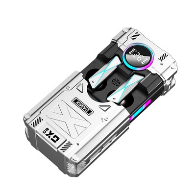 滑拉式无感延迟蓝牙5.3半入耳式