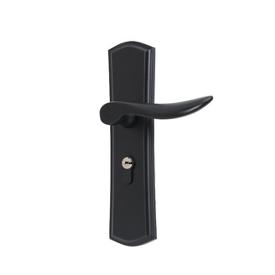 室内门锁卧室门锁家用通用型门锁黑色简约门锁静音木门锁把手锁具