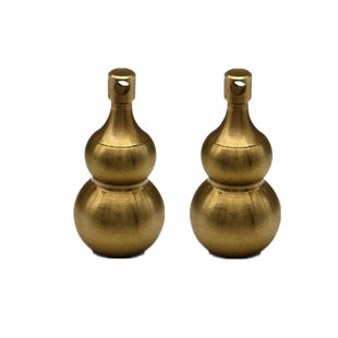 创意黄铜随身小药瓶空心葫芦密封瓶纯铜密封罐急救药丸罐子小药盒