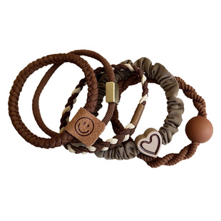 2026新款头绳女生高端橡皮筋扎头发绳高级感气质发圈简约皮套头饰