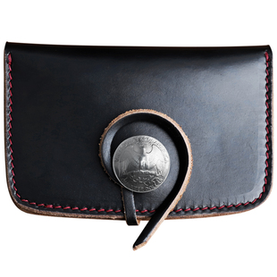 美国霍尔文cxl牛皮horween纯手工复古卡包简约真皮零钱包卡套男女