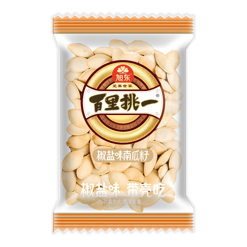 旭东百里挑一南瓜子椒盐原味旗舰店500g南瓜籽2024新货零食批发