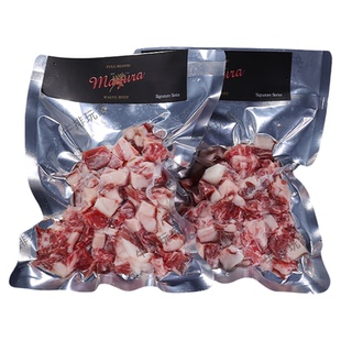 澳洲巧克力纯血和牛MAYURA签名级上脑炒饭粒原切雪花牛肉粒牛肉丁