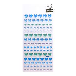 演唱会脸贴闪钻音乐节爱心面部装饰张杰周深蓝色星星钻石贴纸粉色系穿搭应援物饰品妆容眼妆儿童女孩奖励宝石