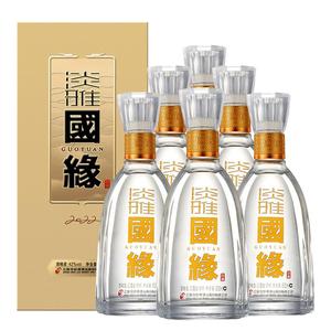 今世缘42度淡雅国缘500ml*6瓶纯粮浓香型白酒整箱装宴请送礼