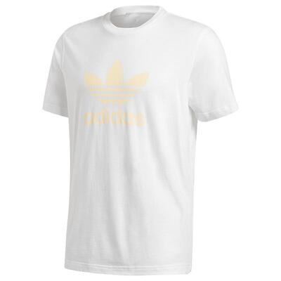 Adidas/阿迪达斯官方正品三叶草夏季男子圆领休闲短袖T恤FM3790
