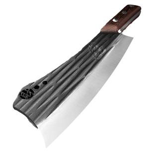 龙之艺砍柴刀手工锻打锰钢柴刀砍树刀丛林开路刀家用多功能砍骨刀