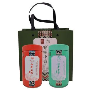 江华苦茶瑶峒小乔红茶湖南永州江华土特产 湖南红茶绿茶罐装100克