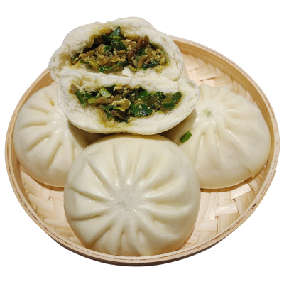 山东韭菜鸡蛋包子冷冻早餐速食