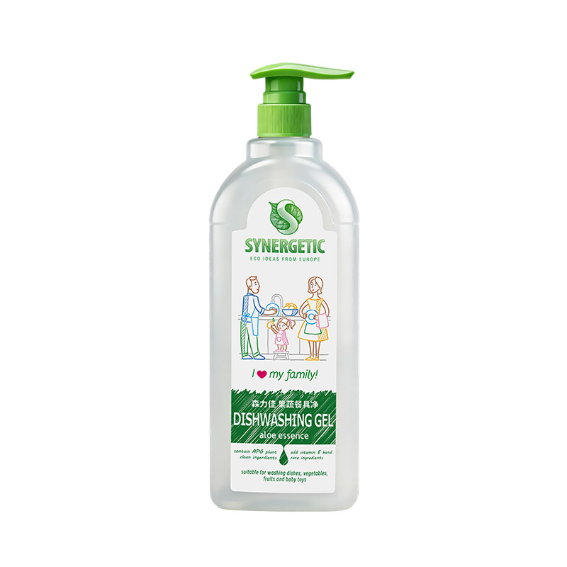 Synergetic森力佳洗洁精家用a类果蔬餐具净剂母婴儿童小瓶洗碗液