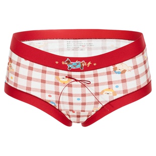 胖mm特大码内裤女款高级感大码红色200斤加肥加大不夹臀舒适宽松