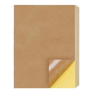 【整箱批发】力武A4牛皮纸不干胶贴纸打印纸A3A5深色纸箱色自粘黄色白色标签纸订做激光喷墨打印机贴纸定制