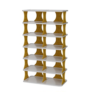 双排移动鞋架家用门口多层简易2025新款收纳神器宿舍省空间置物架