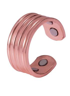 纯紫铜男士戒指可调节