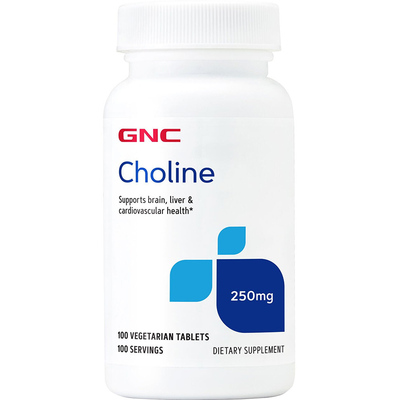 美国GNC胆碱250mg100片备孕