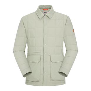 LAFUMA乐飞叶户外防波水耐磨3M棉保暖时尚翻领棉服男休闲夹克外套