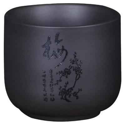 卜俗简约紫砂复古定制小茶杯