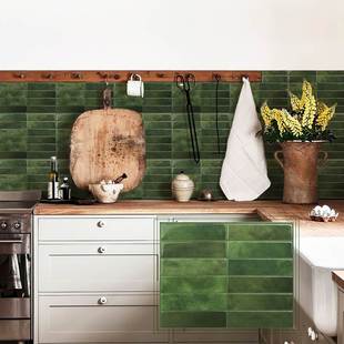 Tiles背景装 Wall 饰贴壁贴 简约自粘滴胶墙贴欧美热销立体3D 新品