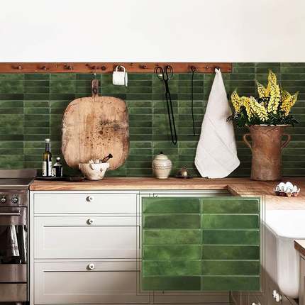 新品 简约自粘滴胶墙贴欧美热销立体3D Wall Tiles背景装饰贴壁贴