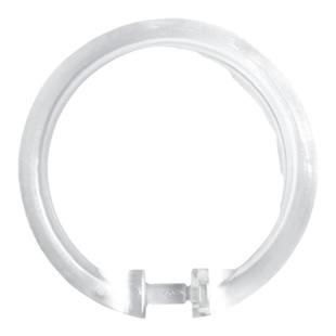 默玛C型O钩K胶浴帘挂钩浴帘环全透明挂钩 12个