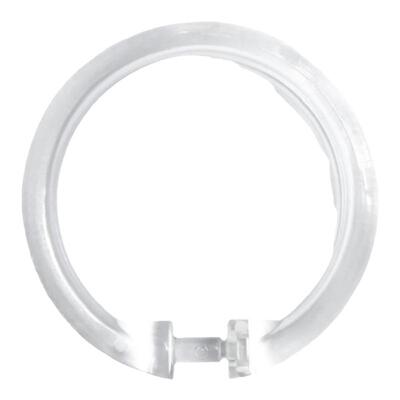 挂钩K胶默玛环保浴帘透明