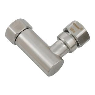 304不锈钢4分活接内外丝四分螺纹转6接头水龙头热水器三角阀弯头