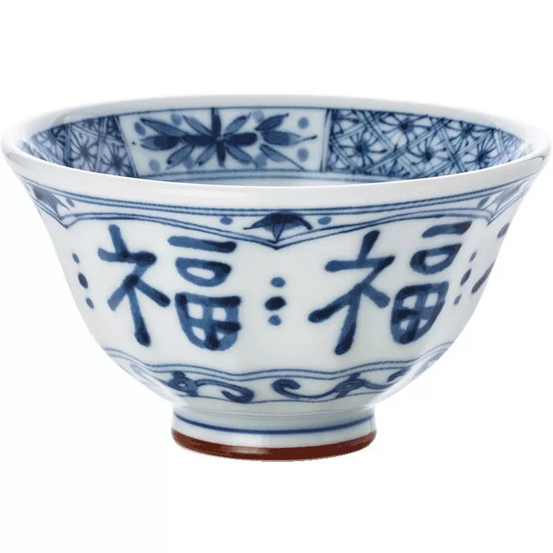 蓝凛堂防烫陶瓷日式风餐具米饭碗