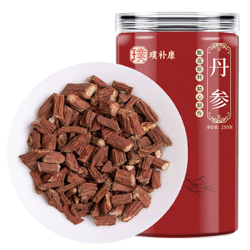 丹参中药材官方旗舰店野生正品和丹参片泡水作用特级舟参单的功效