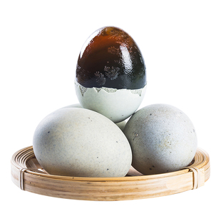 水姑妈松花蛋溏心松花皮蛋10枚整箱流心鸭蛋咸无铅工艺正宗鸭变蛋