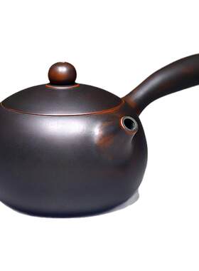 纯手工茶壶坭兴陶唐羽侧把壶