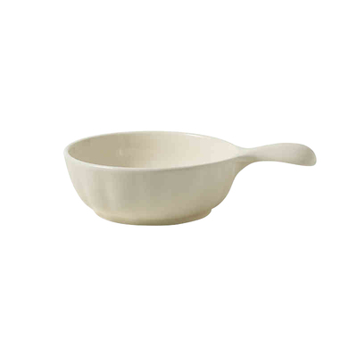 陶瓷手柄碗家用酸奶碗新款奶油风