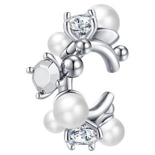 TowerOneSelect官方店DINN DINN涅槃珍珠锆石小耳挂无耳洞耳骨夹