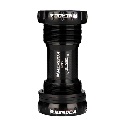 新款MEROCA彩色山地自行车7075一体中空BB中轴压入螺纹旋入式中轴