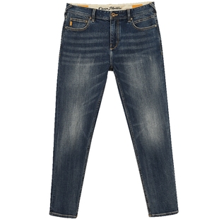 【商场爆款】901杰克琼斯男装修身牛仔长裤子225332144男款