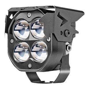 电动车灯超亮led大灯摩托车射灯强光外置透镜铺路电瓶三轮照明灯