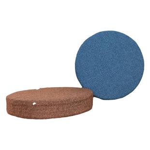 亚麻坐垫圆形坐垫藤椅坐垫飘窗垫圆形打坐蒲团垫子加厚圆垫子夏季