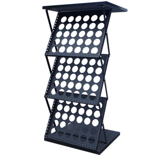 A4展会折叠资料架杂志架宣传册架子落地书立阅读报刊物单页目录架