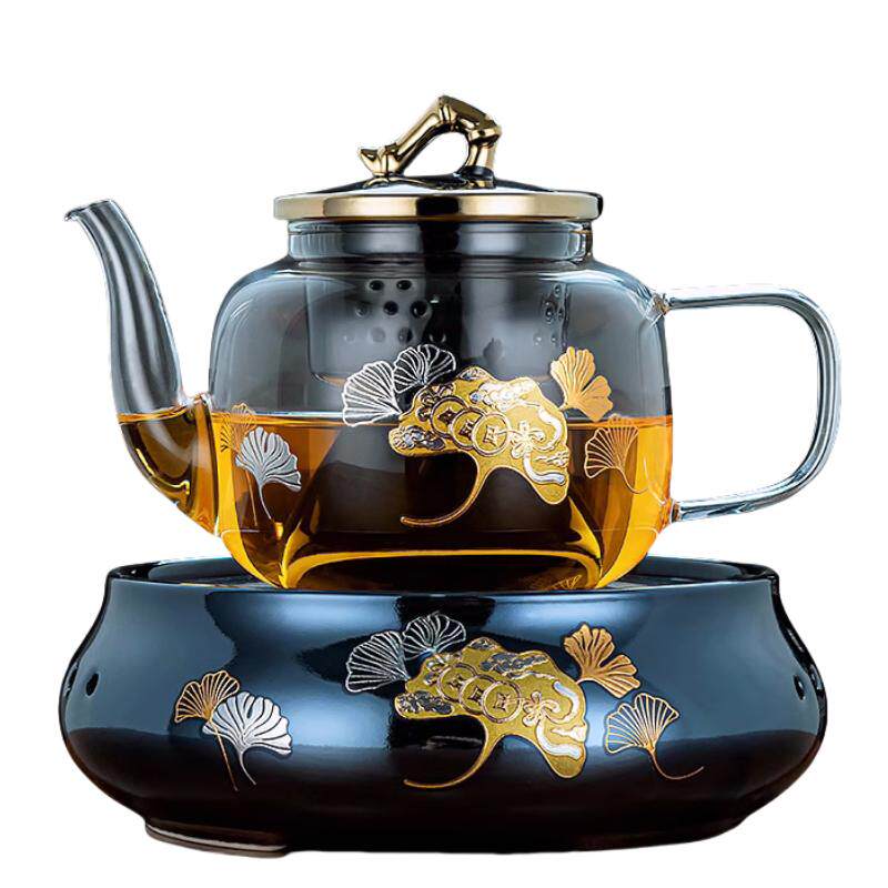 电陶炉煮茶器玻璃煮茶壶烧水壶泡茶壶2025新款小型陶瓷煮茶炉套装