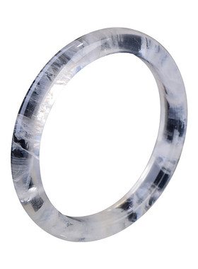 太仙了！天然白雪花手镯温润国风