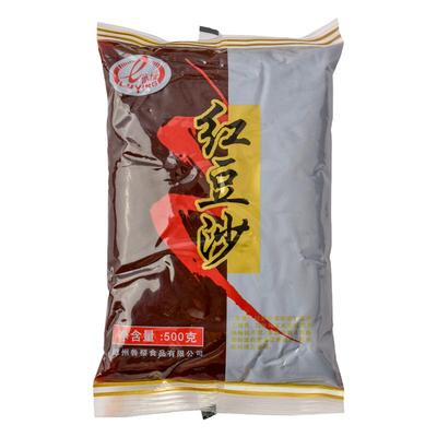 鲁樱豆沙500g*20袋蛋糕面包冷饮面食饼干夹心馅料烘焙商用整箱