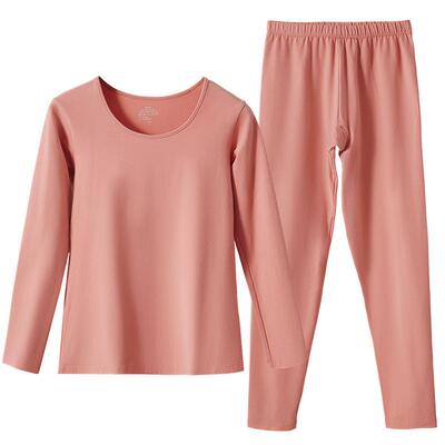 恒源祥妈妈秋衣秋裤套装女纯棉冬