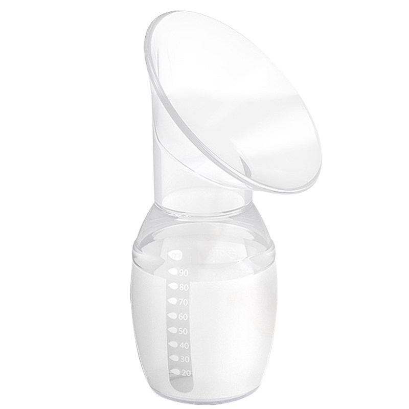 十月结晶硅胶产妇哺乳手动吸奶器