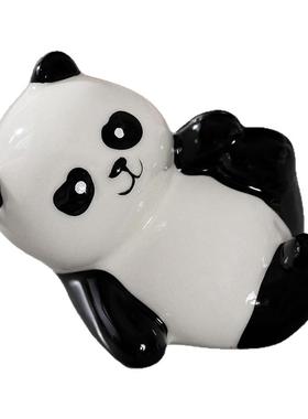 卡通可爱熊猫装饰摆件熊猫存钱罐