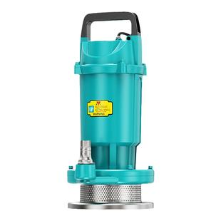 抽水泵清水深水井农田用灌溉水泵高扬程大流量220V家用潜水泵小型