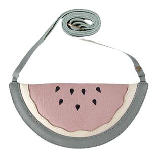 【新品】Donsje荷兰西瓜款单肩包儿童男女婴童牛皮包斜挎包卡片包