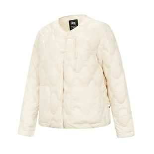 乔丹轻薄羽绒服女款冬季新款慵懒风保暖外套时尚百搭休闲运动上衣