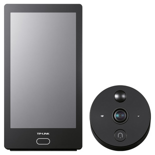 TP-LINK智能猫眼家用无线可视门铃带显示屏监控摄像头180度DB635A